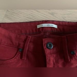 RICH & SKINNY Red Jeans
